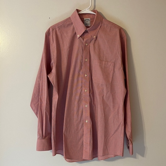 Brooks Brothers The Original Polo Shirt Slim Fit Long Sleeve Button Up Shirt - Picture 1 of 7